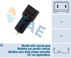 Bilde av Bremselysbryter, Mitsubishi,renault,volvo, 04313-60070, 1 117 749, 1 117 752, 1 124 418, 1s714a037dc, 2123230392, 30870941, 77 00 785 25