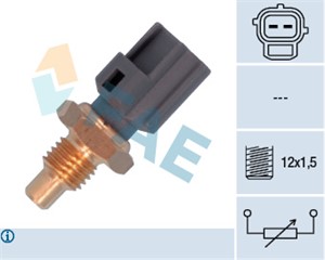 Sensor, kj&#248;lemiddeltemperatur, Brennstoffledning