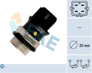 Sensor, kj&#248;lemiddeltemperatur