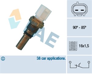 Temperaturbryter, radiator ventilator