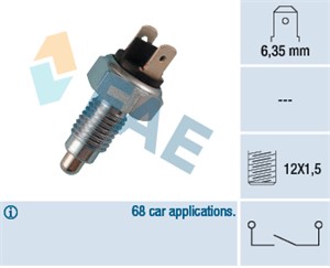 Bilde av Bryter, Ryggelys, Austin,rover,seat,vw, 020 941 521 A, 084 941 521 A, 085 941 521, Bau 2445, Ls-291