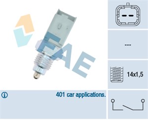 Bilde av Bryter, Ryggelys, Citroën,fiat,lancia,peugeot,suzuki,toyota, 2257.43, 2257.52, 2257.59, 37610-73j01-000, 37610-73j03-000, 71728934, 96 3