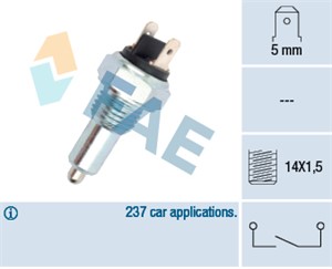 Bilde av Bryter, Ryggelys, Citroën,peugeot,renault,talbot,volvo, 2257.17, 3416102, 3416102-6, 77 00 591 730, 77 00 732 506, 77 01 348 716, 77 02