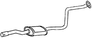 Bilde av Mellomlyddemper, Senter, Mazda Demio, (b33l-20-55xb), (b33m-20-55xb)