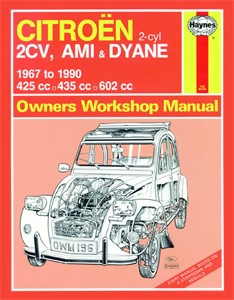 Haynes Reparasjonsh&#229;ndbok, Citro&#235;n 2cv, Ami &amp; Dyane, Universal