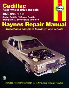 Haynes Reparasjonsh&#229;ndbok, Cadillac Rear-wheel drive, Universal