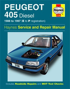 Haynes Reparationshandbok, Peugeot 405 Diesel, Universal