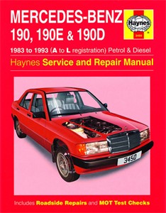 Bilde av Haynes Reparasjonshåndbok, Mercedes-benz 190, 190e & 190d, Universal, 3450