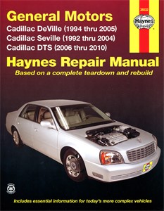 Haynes Reparasjonsh&#229;ndbok, Gm Cadillac Deville, Seville, Dts, Universal