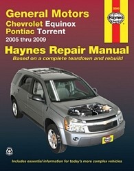 Haynes Reparasjonsh&#229;ndbok, Chevrolet Equinox Pontiac Torrent, Universal