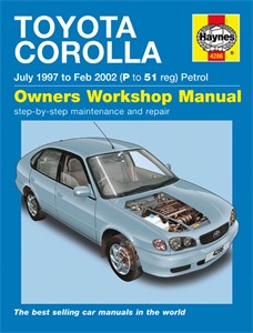 Haynes Reparasjonsh&#229;ndbok, Toyota Corolla Petrol, Universal