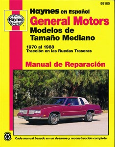 Bilde av Haynes Reparasjonshåndbok, Gm Modelos De Tamaño Mediano, Universal, 99100