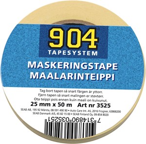 Maskeringstape 25 mm x 50 m Universal