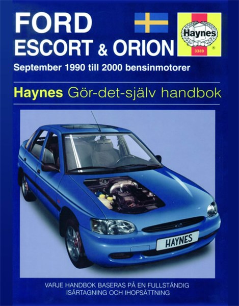 Haynes book ford escort #5