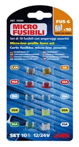 Low Profile Mini Plug In Fuses, Universal