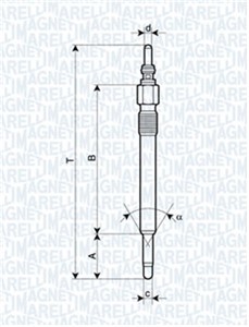 Glödstift chrysler voyager iv jeep cherokee 05066 840AA 05066840AA 5066 840AA 5142577AA K05066840AA