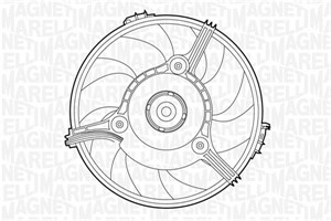 Ventilator, motorkj&#248;ling