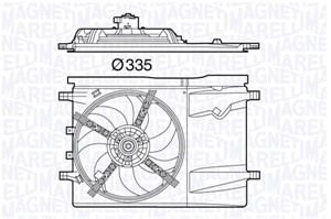 Ventilator, motorkj&#248;ling