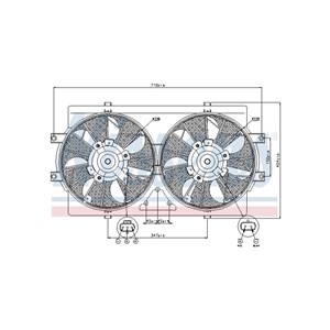 Ventilator, motorkj&#248;ling