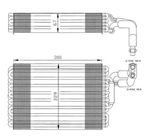 Fordamper, klimaanlegg