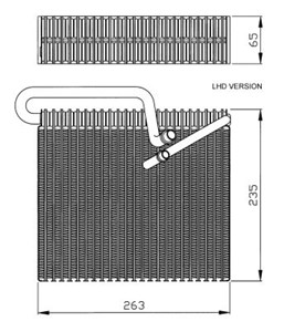 Fordamper, klimaanlegg, Foran