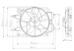 Ventilator, motorkj&#248;ling