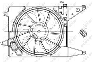 Ventilator, motorkj&#248;ling