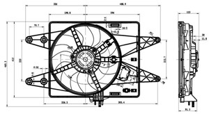 Ventilator, motorkj&#248;ling