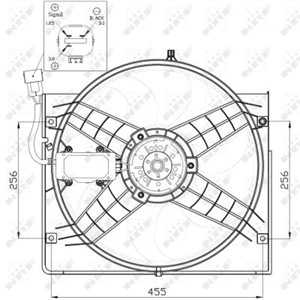 Ventilator, motorkj&#248;ling