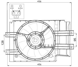 Ventilator, motorkj&#248;ling