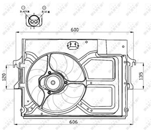 Ventilator, motorkj&#248;ling