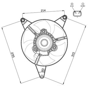 Ventilator, motorkj&#248;ling