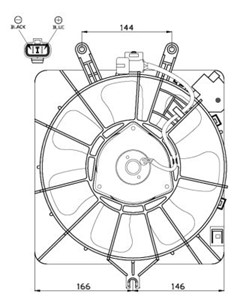 Ventilator, motorkj&#248;ling