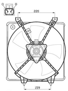 Ventilator, motorkj&#248;ling