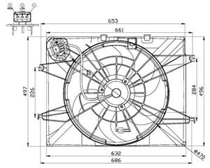 Ventilator, motorkj&#248;ling