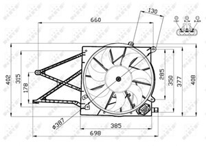 Ventilator, motorkj&#248;ling