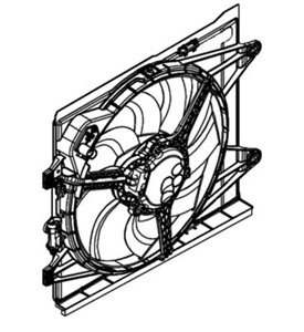 Ventilator, motorkj&#248;ling