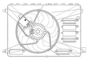 Ventilator, motorkj&#248;ling