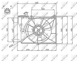 Ventilator, motorkj&#248;ling