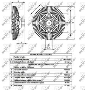 Clutch, radiatorventilator