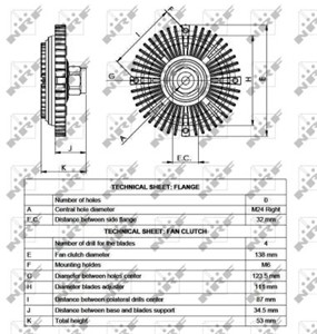 Clutch, radiatorventilator