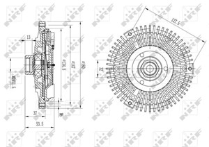 Clutch, radiatorventilator