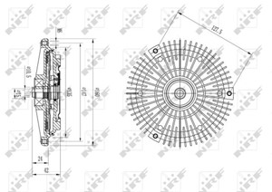 Clutch, radiatorventilator