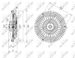 Clutch, radiatorventilator