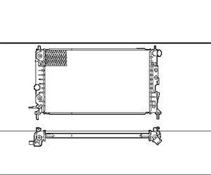 Radiator, motorkj&#248;ling