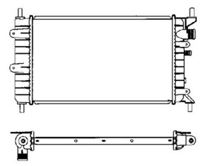 Radiator, motorkj&#248;ling