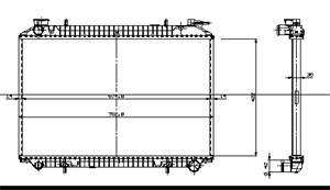 Radiator, motorkj&#248;ling