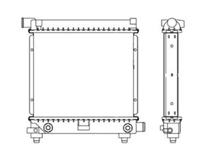 Radiator, motorkj&#248;ling