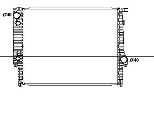 Radiator, motorkj&#248;ling