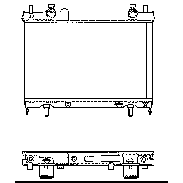 Radiator, motorkj&#248;ling